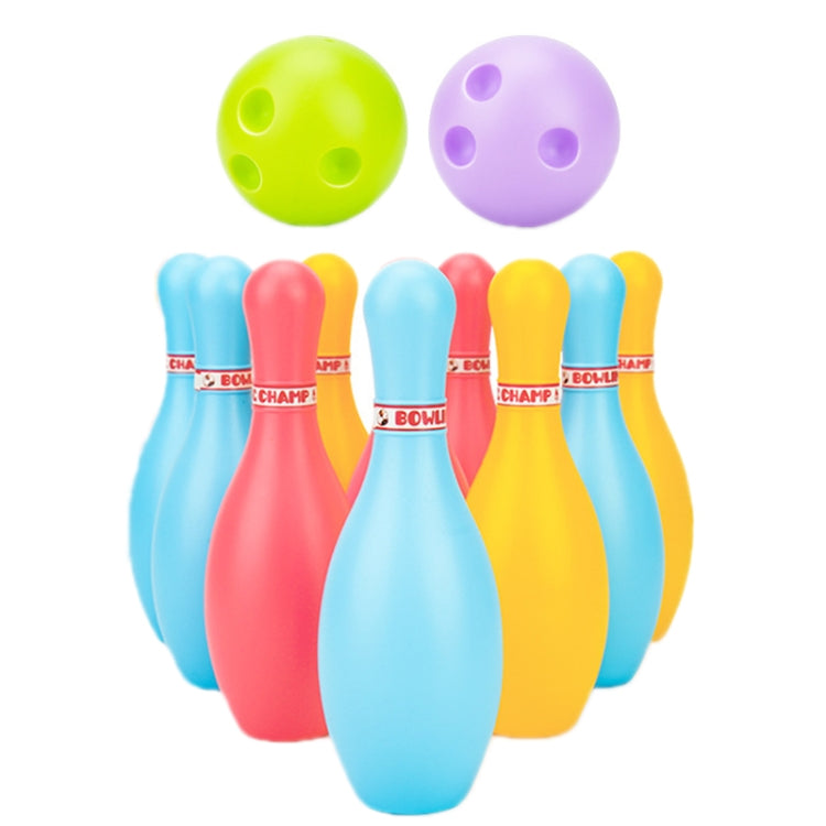 3 Sets Children Sports Recreation Plastic Bowling Toy Set, Size: