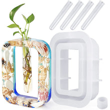 Load image into Gallery viewer, DIY Vase Epoxy Mould Simple Vase Make Tool, Square, Rectangle, Irregular Circle, Heart Shaped