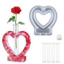 Load image into Gallery viewer, DIY Vase Epoxy Mould Simple Vase Make Tool, Square, Rectangle, Irregular Circle, Heart Shaped