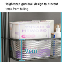 Load image into Gallery viewer, HP211015 Multifunctional Kitchen Storage Rack with Pulley, White, Black