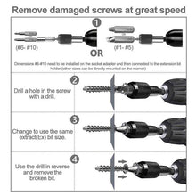 Load image into Gallery viewer, 22 PCS / Set Screw Takeout High-Speed Steel Anti-Tooth Refrigerant Removal Tool, Anti-Tooth Refrigerant Removal Tool