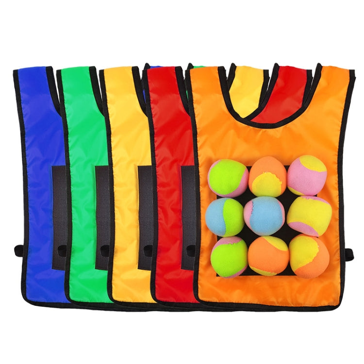 Children Dodgeball Vest For Parent-child Outdoor Games With 5 Balls