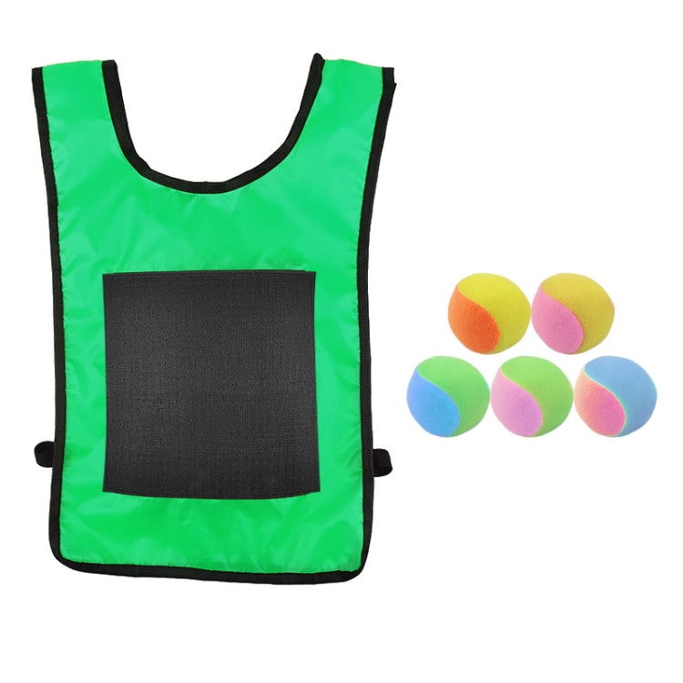 Children Dodgeball Vest For Parent-child Outdoor Games With 5 Balls