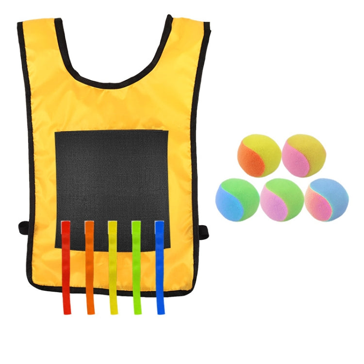 Children Dodgeball Vest For Parent-child Outdoor Games With 5 Balls