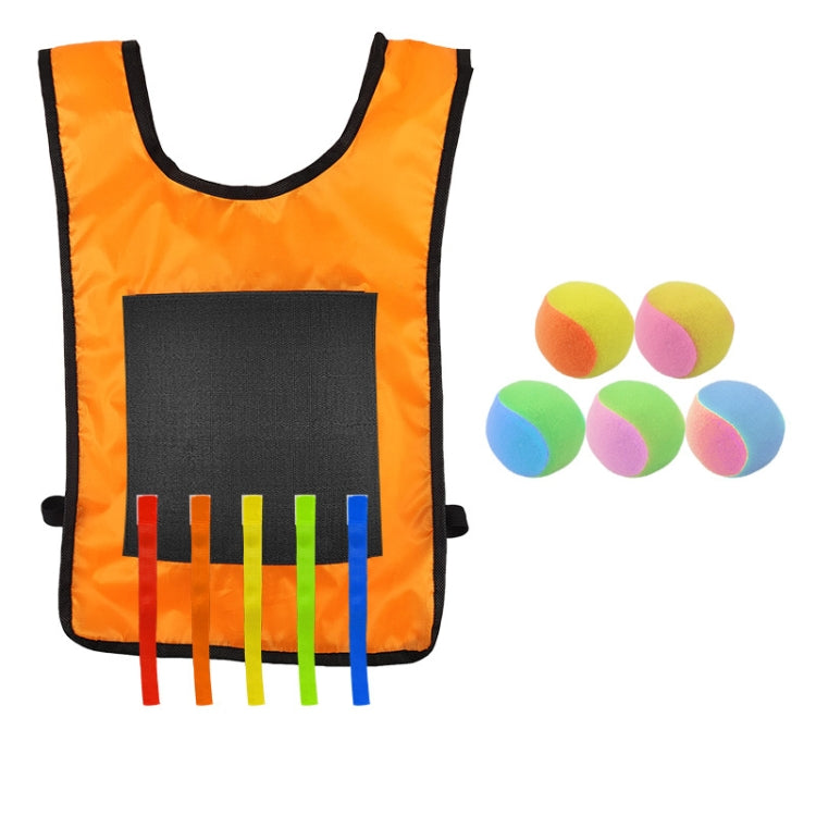 Children Dodgeball Vest For Parent-child Outdoor Games With 5 Balls