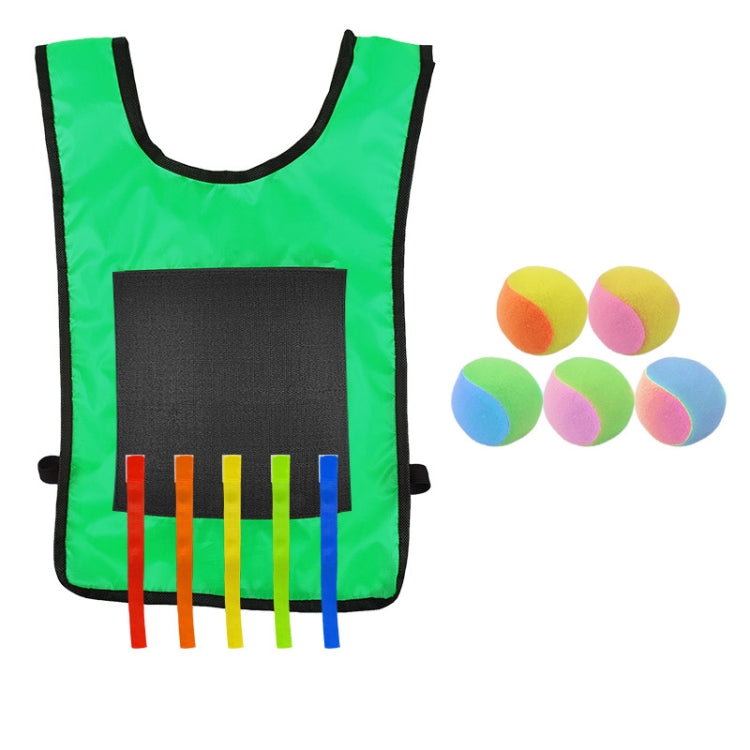 Children Dodgeball Vest For Parent-child Outdoor Games With 5 Balls
