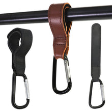 Load image into Gallery viewer, 2 PCS Baby Stroller Convenient Carabiner Hook, Brown, Black