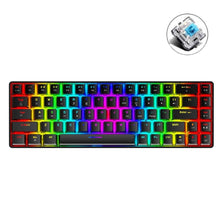 Load image into Gallery viewer, ZIYOU LANG T8 68 Keys RGB Luminous Gaming Mechanical Keyboard, Cable Length:1.6m, T8 Blue Green Shaft, T8 Pink Green Shaft, T8 Purple Green Shaft, T8 Black Green Shaft, T8 Black Tea Shaft, T8 White Green Shaft, T8 White Red Shaft