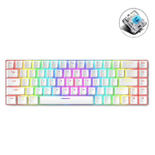 Load image into Gallery viewer, ZIYOU LANG T8 68 Keys RGB Luminous Gaming Mechanical Keyboard, Cable Length:1.6m, T8 Blue Green Shaft, T8 Pink Green Shaft, T8 Purple Green Shaft, T8 Black Green Shaft, T8 Black Tea Shaft, T8 White Green Shaft, T8 White Red Shaft
