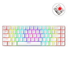 Load image into Gallery viewer, ZIYOU LANG T8 68 Keys RGB Luminous Gaming Mechanical Keyboard, Cable Length:1.6m, T8 Blue Green Shaft, T8 Pink Green Shaft, T8 Purple Green Shaft, T8 Black Green Shaft, T8 Black Tea Shaft, T8 White Green Shaft, T8 White Red Shaft