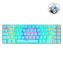 Load image into Gallery viewer, ZIYOU LANG T8 68 Keys RGB Luminous Gaming Mechanical Keyboard, Cable Length:1.6m, T8 Black Green Shaft, T8 Black Tea Shaft, T8 White Green Shaft, T8 White Red Shaft, T8 Blue Green Shaft, T8 Pink Green Shaft
