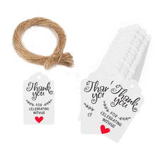 Load image into Gallery viewer, 5 Bags 100PCS/Bag Kraft Paper Gift Tags Hang Tags
