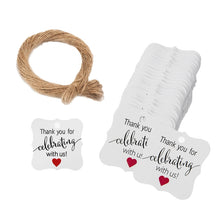 Load image into Gallery viewer, 5 Bags 100PCS/Bag Kraft Paper Gift Tags Hang Tags