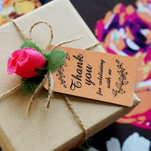 Load image into Gallery viewer, 100pcs /Pack Kraft Paper Gift Tag With 20m Hemp Rope, L-01, L-02, L-03, L-04, L-05, L-06, L-07, L-08, L-09, L-10, L-11, L-12, L-13, L-14