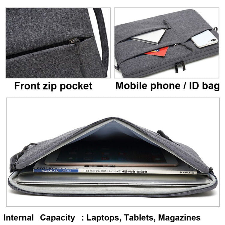 Zipper Type Polyester Business Laptop Liner Bag, 11.6 Inch, 13.3 Inch, 15.6 Inch, 14 Inch