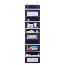 Load image into Gallery viewer, Five-Layer Non-Woven Door Rear Storage Hanging Bag, Five-Layer Non-Woven White, Five-Layer Non-Woven Blue