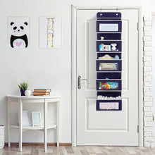 Load image into Gallery viewer, Five-Layer Non-Woven Door Rear Storage Hanging Bag, Five-Layer Non-Woven White, Five-Layer Non-Woven Blue