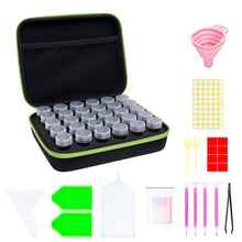 Load image into Gallery viewer, Multifunctional Portable Diamond Painting Tool Set Storage Bag, Style:, 30 Grid (Purple), 30 Grid (Blue), 30 Grid (Green), 30 Grid (Orange), 30 Grid (Black), 30 Grid (Red), 30 Grid (Pink), 60 Grid (Blue), 60 Grid (Green), 60 Grid (Orange), 60 Grid (Bla...