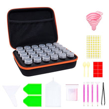Load image into Gallery viewer, Multifunctional Portable Diamond Painting Tool Set Storage Bag, Style:, 30 Grid (Purple), 30 Grid (Blue), 30 Grid (Green), 30 Grid (Orange), 30 Grid (Black), 30 Grid (Red), 30 Grid (Pink), 60 Grid (Blue), 60 Grid (Green), 60 Grid (Orange), 60 Grid (Bla...