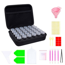 Load image into Gallery viewer, Multifunctional Portable Diamond Painting Tool Set Storage Bag, Style:, 30 Grid (Purple), 30 Grid (Blue), 30 Grid (Green), 30 Grid (Orange), 30 Grid (Black), 30 Grid (Red), 30 Grid (Pink), 60 Grid (Blue), 60 Grid (Green), 60 Grid (Orange), 60 Grid (Bla...