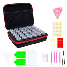 Load image into Gallery viewer, Multifunctional Portable Diamond Painting Tool Set Storage Bag, Style:, 30 Grid (Purple), 30 Grid (Blue), 30 Grid (Green), 30 Grid (Orange), 30 Grid (Black), 30 Grid (Red), 30 Grid (Pink), 60 Grid (Blue), 60 Grid (Green), 60 Grid (Orange), 60 Grid (Bla...