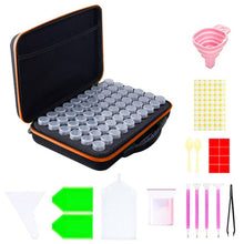 Load image into Gallery viewer, Multifunctional Portable Diamond Painting Tool Set Storage Bag, Style:, 30 Grid (Purple), 30 Grid (Blue), 30 Grid (Green), 30 Grid (Orange), 30 Grid (Black), 30 Grid (Red), 30 Grid (Pink), 60 Grid (Blue), 60 Grid (Green), 60 Grid (Orange), 60 Grid (Bla...