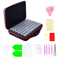 Load image into Gallery viewer, Multifunctional Portable Diamond Painting Tool Set Storage Bag, Style:, 30 Grid (Purple), 30 Grid (Blue), 30 Grid (Green), 30 Grid (Orange), 30 Grid (Black), 30 Grid (Red), 30 Grid (Pink), 60 Grid (Blue), 60 Grid (Green), 60 Grid (Orange), 60 Grid (Bla...