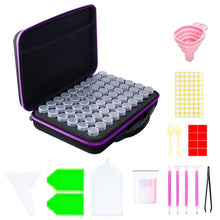 Load image into Gallery viewer, Multifunctional Portable Diamond Painting Tool Set Storage Bag, Style:, 30 Grid (Purple), 30 Grid (Blue), 30 Grid (Green), 30 Grid (Orange), 30 Grid (Black), 30 Grid (Red), 30 Grid (Pink), 60 Grid (Blue), 60 Grid (Green), 60 Grid (Orange), 60 Grid (Bla...