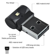 Load image into Gallery viewer, 2 PCS Car USB Atmosphere Light LED Decorated Lighting Light, Colorful Adjustable