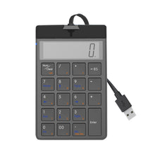 Load image into Gallery viewer, Sunreed SKB886S 19 Keys Wired Keypad With Digital USB Interface, Cable Length: 1.5m, Wired White, Wired Black
