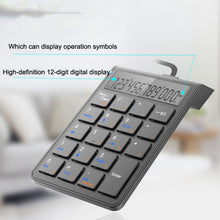Load image into Gallery viewer, Sunreed SKB886S 19 Keys Wired Keypad With Digital USB Interface, Cable Length: 1.5m, Wired White, Wired Black