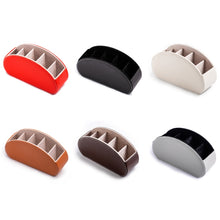 Load image into Gallery viewer, Home Leather Cosmetics Remote Control Storage Box, Red, Black, Beige, Brown, Dark Brown, Grey