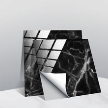 Load image into Gallery viewer, PVC Crystal Covered Film Geometric Pattern Tile Wall Sticker, 20 PCS 10cm