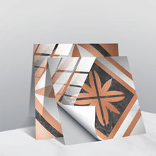 Load image into Gallery viewer, PVC Crystal Covered Film Geometric Pattern Tile Wall Sticker, 20 PCS 10cm
