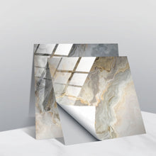 Load image into Gallery viewer, PVC Crystal Covered Film Geometric Pattern Tile Wall Sticker, 20 PCS 10cm