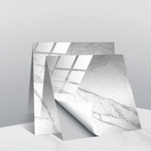 Load image into Gallery viewer, PVC Crystal Covered Film Geometric Pattern Tile Wall Sticker, 20 PCS 15cm