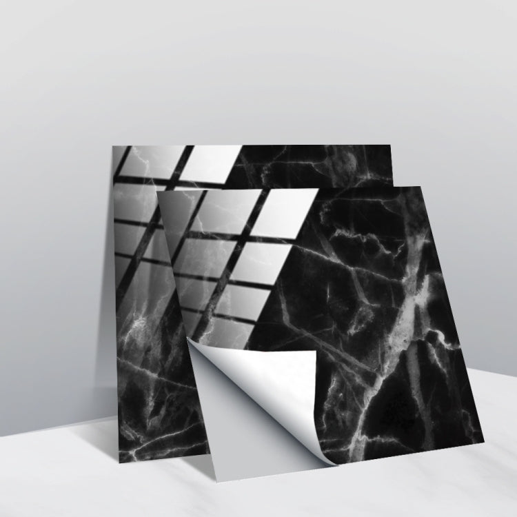 PVC Crystal Covered Film Geometric Pattern Tile Wall Sticker, 20 PCS 15cm