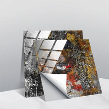 Load image into Gallery viewer, PVC Crystal Covered Film Geometric Pattern Tile Wall Sticker, 20 PCS 15cm