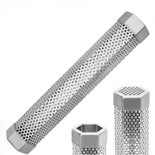 Load image into Gallery viewer, 12 Inch Stainless Steel 304 Smoked Tube BBQ Box Outdoor Cold Smoke Box,Style:, Only Tube, Tube + Brush + Hook