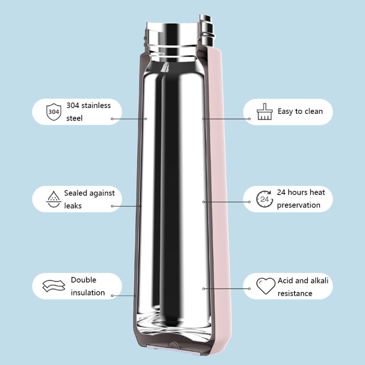 Saylee 304 Stainless Steel Portable Thermos Cup, 350ml, 420ml