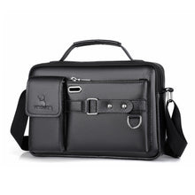 Load image into Gallery viewer, WEIXIER D235 Men Shoulder Bag Portable PU Leather Handbag