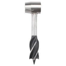 Load image into Gallery viewer, Woodworking Hand Drill Outdoor Survival Drill Hand Screw Drill, With PU Leather Case (Gray), With Cowhide Case (Brown), With Cowhide Case (Black)