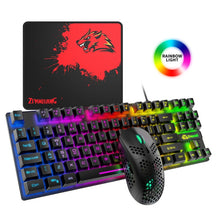 Load image into Gallery viewer, ZIYOU LANG T2 88 Keys Gaming Mechanical Luminous Keyboard and Mouse Set, Cable Length: 1.6m, T2 Black, T2 White, T2 Blue