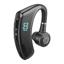 Load image into Gallery viewer, V9S Bluetooth Headset Noise Cancelling Headphones With LED Display, Black Single Ear, Blue Single Ear