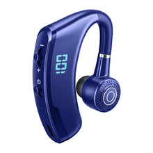 Load image into Gallery viewer, V9S Bluetooth Headset Noise Cancelling Headphones With LED Display, Black Single Ear, Blue Single Ear