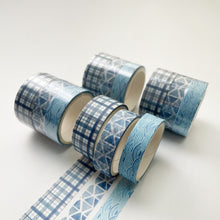 Load image into Gallery viewer, 3 Sets/9 Rolls 4585 3m Paper Bronzing Hand Account Tape Set, Rainbow Geometry, Emerald Green, Flower Leaves, Blues, Golden, Magic, Graffiti, Small Latches, Small Bits, Starry Sky