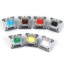 Load image into Gallery viewer, 10 PCS Gateron G Shaft Black Bottom Transparent Shaft Cover Axis Switch, Style:, G3 Foot (Black Shaft), G3 Foot (Red Shaft), G3 Foot (Tea Shaft), G3 Foot (Blue Shaft), G3 Foot (White Shaft), G3 Foot (Green Shaft), G3 Foot (Yellow Shaft)                ...
