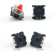 Load image into Gallery viewer, 10 PCS Gateron G Shaft Black Bottom Transparent Shaft Cover Axis Switch, Style:, G3 Foot (Black Shaft), G3 Foot (Red Shaft), G3 Foot (Tea Shaft), G3 Foot (Blue Shaft), G3 Foot (White Shaft), G3 Foot (Green Shaft), G3 Foot (Yellow Shaft)                ...