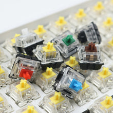 Load image into Gallery viewer, 10 PCS Gateron G Shaft Black Bottom Transparent Shaft Cover Axis Switch, Style:, G3 Foot (Black Shaft), G3 Foot (Red Shaft), G3 Foot (Tea Shaft), G3 Foot (Blue Shaft), G3 Foot (White Shaft), G3 Foot (Green Shaft), G3 Foot (Yellow Shaft)                ...