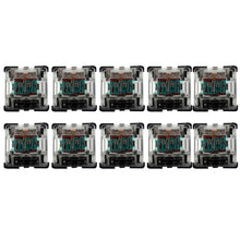 Load image into Gallery viewer, 10 PCS Gateron G Shaft Black Bottom Transparent Shaft Cover Axis Switch, Style:, G3 Foot (Black Shaft), G3 Foot (Red Shaft), G3 Foot (Tea Shaft), G3 Foot (Blue Shaft), G3 Foot (White Shaft), G3 Foot (Green Shaft), G3 Foot (Yellow Shaft)                ...
